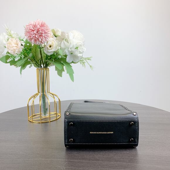 Coach CE729 Mini Cashin Tote With Crystal Rivets IN BLACK - Picture 5 of 9